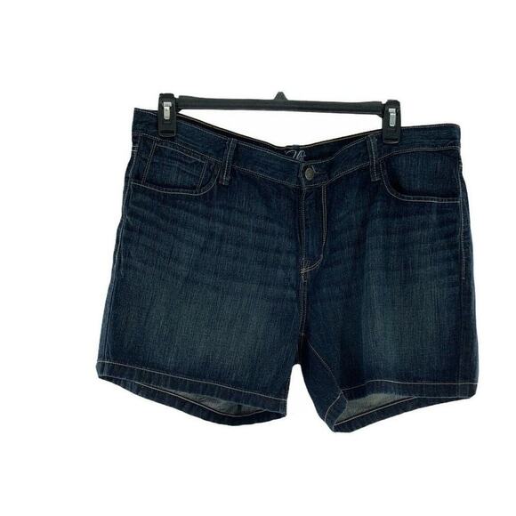 Old Navy The Flirt Curvy Denim Short Womens 16 High Rise Dark Wash Summer Sexy - Picture 1 of 6